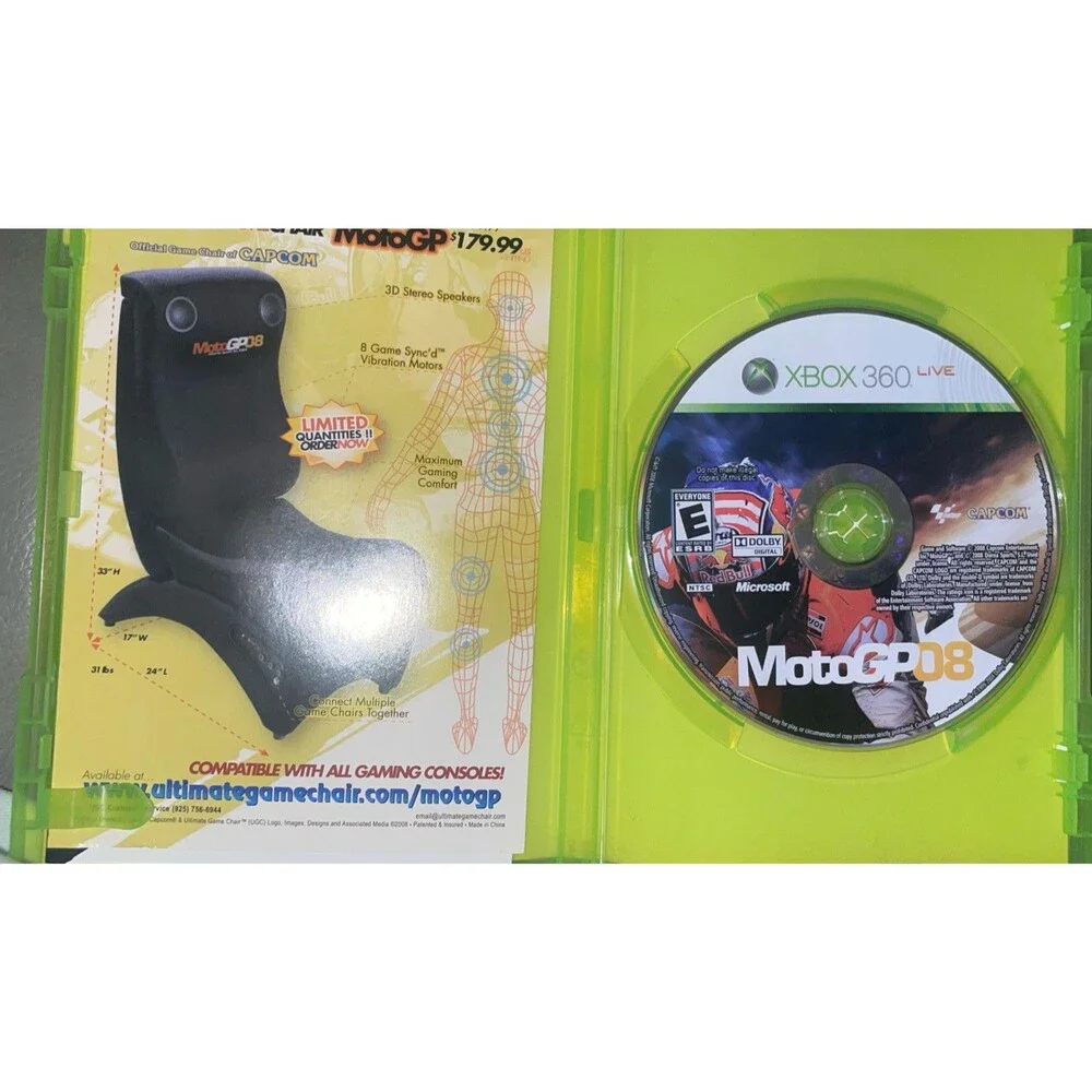 Moto GP 08 CapCom Juego Xbox 360 Edition PAL 3T